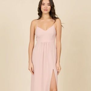 Dusty Blush Maxi Dress - Park & Fifth Bridesmaid dress XS Valdes 2022